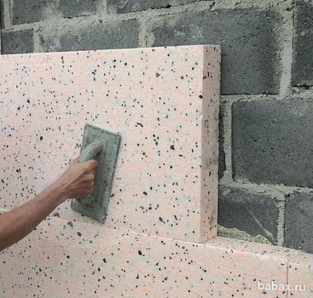 Как утеплять стены листами пенопласта